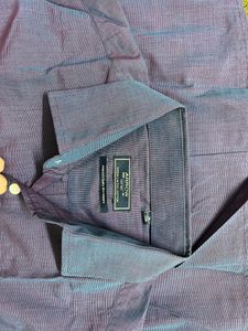 Bluish Purple Party Wear Shirt