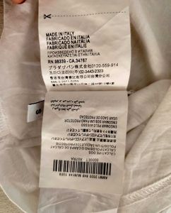 MiuMiu Croped Blouse With Printed Log