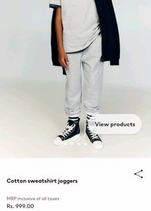 Cotton Sweatshirt Jogger