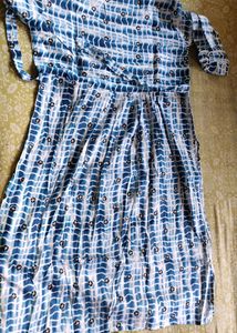 Rayon Naira Frock With Pant