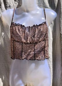 13J. SEXY MESH SHEIN CORSET TYPE TOP