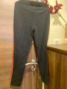 M&amp;S  Jeggings With Velvet Design