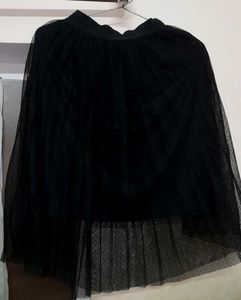Black Tulle Skirt