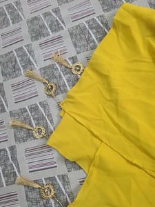 Yellow Tunic Set &amp; Dupatta