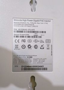 Motorola Gigabit PoE Injector AP-PSBIAS-1P3-AFR