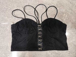 Black Lacey Punk Bralete Top