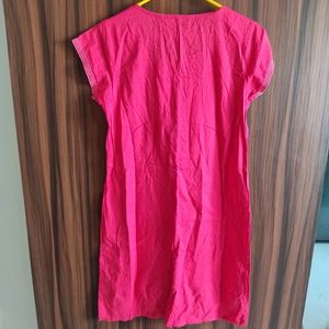New Without Tag Srishti Carrot Red Colour Kurta ❤️