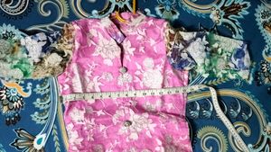 FRONT SLIT CUT KURTA (Floral Pattern)