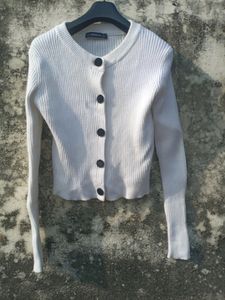 Soft White Women Cardigan