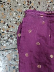 Purple Kurta Set