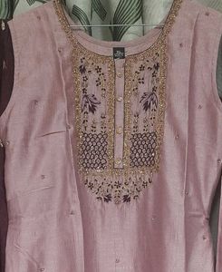 Elegant Lavender Kurta Set