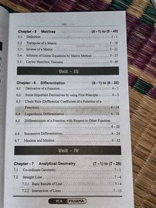 TCA PHARMA REMEDIAL MATHEMATICS BOOK