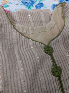 CHRISTMAS BONANZA  ...COMBO OFFER  ....chanderi kurta &amp; Slip Ons