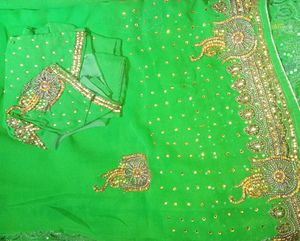 Elegant Green Saree