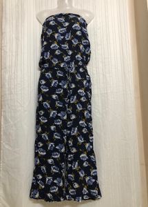 Blue Printed Jumpsuits