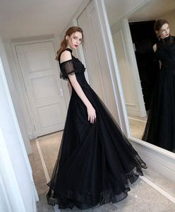 Luxury brand-new without tag, black lace up, Dress