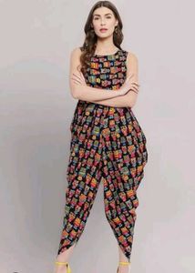 Printed Dhoti Jumpsuit