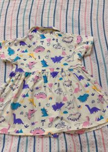 Cute Dinosaur Print Dress