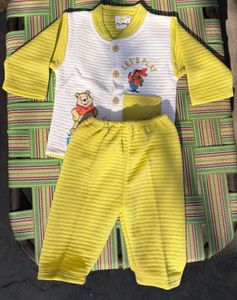 Cute Kids Clothing Set  Yellow &amp; White