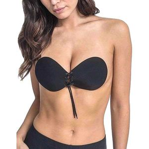 Black Silicon Stick-on Push Up Bra