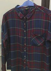 Blue Plaid Shirt