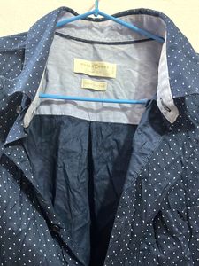 Navy Polka Men Shirt