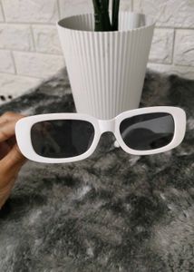 White Frame Sunglasses
