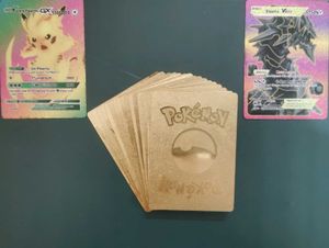 Pokemon Gold Cards, Pack of 15+2 Rainbow Card Free