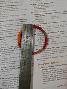 Hand Made Red Bangle (With Surprise Gift)