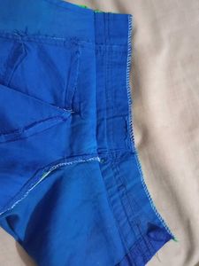 Elegant Blue &amp; Green Saree