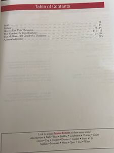 The McGraw-Hill Children’s Thesaurus