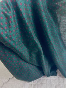 Green Polka Dot Scarf