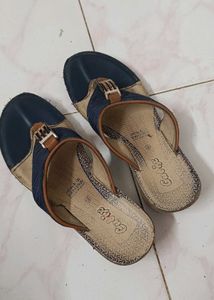 Cute Blue Flip Flops