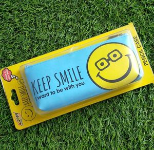 Keep Smile Pencil Case Blue 🔵