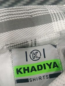 Stylish Grey Checked Shirt