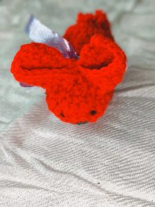 Red Crochet Bunny