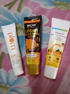 Combo Of 2 Sunscreen And 1 Scrub