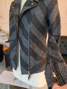 Tweed Moto Jacket