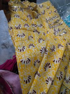 Yellow  Kurties