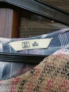 Tie-Dye Top with Lace Detail