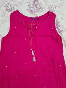 Earrings Set With Embroidery Mirror Kurtis