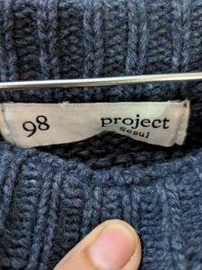 Cozy Blue Knit Sweater