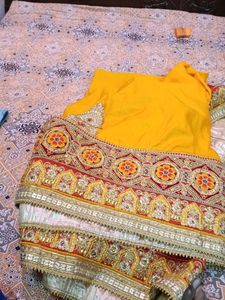 Gorgeous Yellow Saree