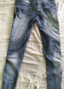 Stylish Woven Detail Jeans