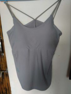 Gray Color Slip With Pad