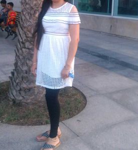 Pretty White Dress For Women