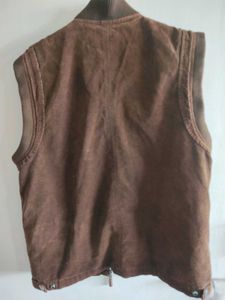 Corduroy Allen solly Jacket Sleevless