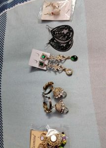 5 Earrings set - Stylish Collection