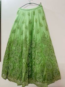 Crop Top With Skirt