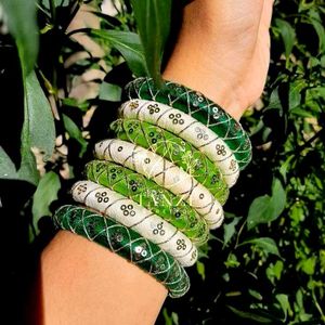 Green Shade Bangles 💚